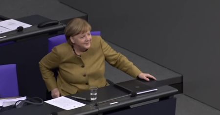 Zabawna wpadka A. Merkel