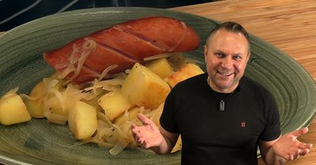 Obiad z patelni według Tomasz Strzelczyka. Dużo jedzenia, mało zmywania