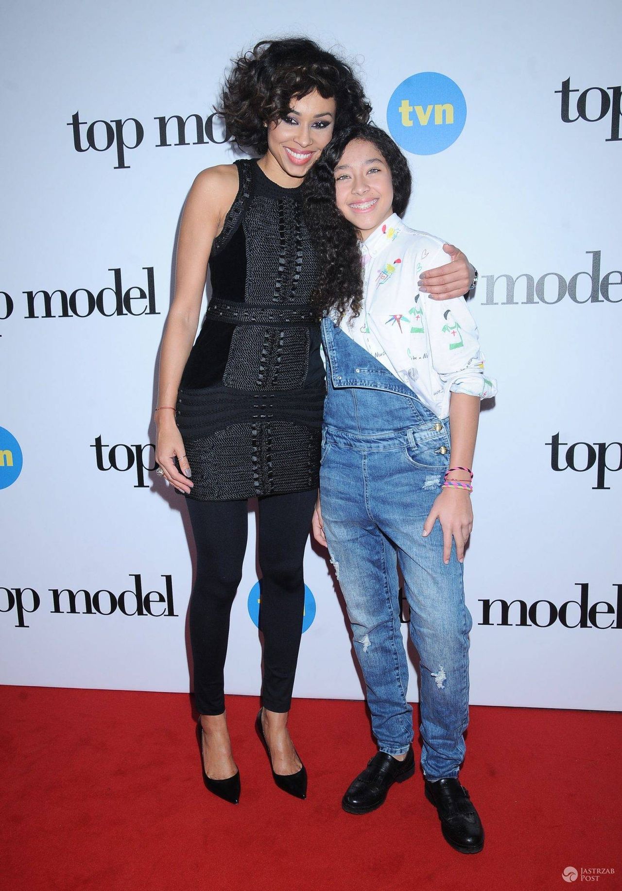 Omenaa Mensah z córką Vanessą, finał "Top Model 5" (fot. ONS)