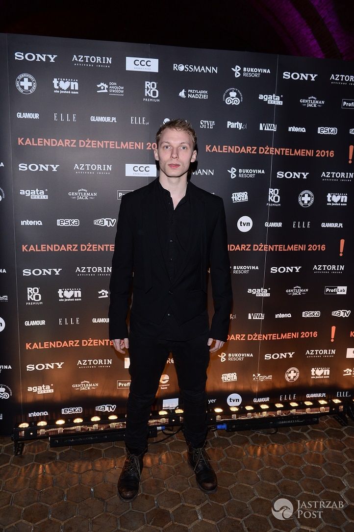 Igor Herbut na premierze Kalendarza Dżentelmeni 2016
