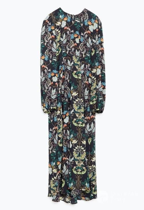 Wzorzysta sukienka, Zara, 199 pln
