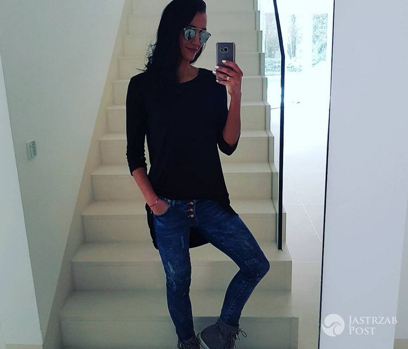 Edyta Litwiniuk w domu Anny Lewandowskiej