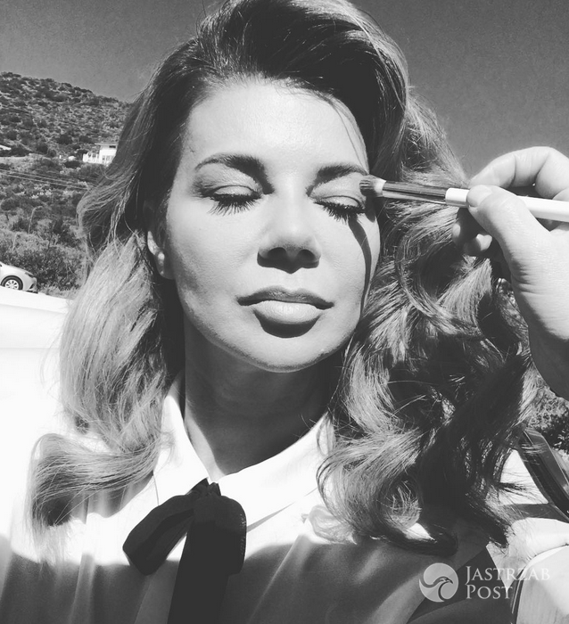 Edyta Górniak w sesji promującej kosmetyki