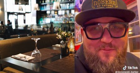 Nie krył zdziwienia, kiedy dostał w restauracji wodę z cytryną. Natychmiast wyciągnął telefon