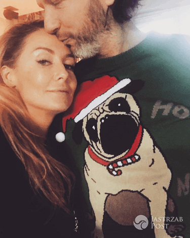 Małgorzata Rozenek i Radosław Majdan w świątecznym swetrze - Instagram