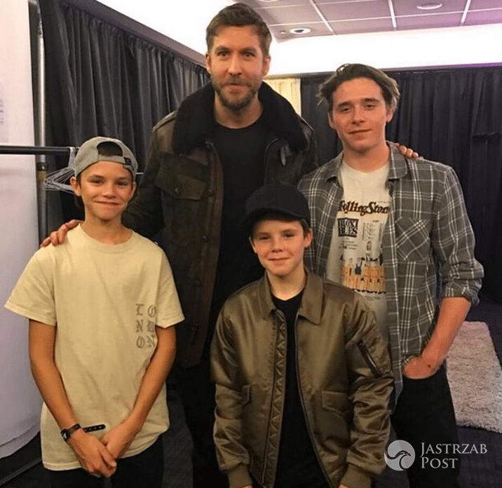 Cruz Beckham i Calvin Harris na Instagramie