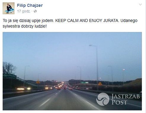 Filip Chajzer spędził sylwestra w Juracie