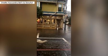 Powódź nawiedziła San Francisco. Urokliwe uliczki zalane wodą
