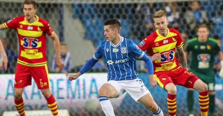 Podział punktów w hicie ekstraklasy. Lech Poznań zremisował u siebie z Jagiellonią Białystok 1:1