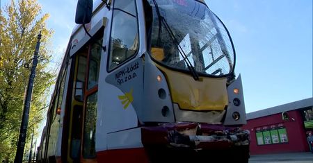 Zderzenie tramwajów w Łodzi. 7 osób rannych