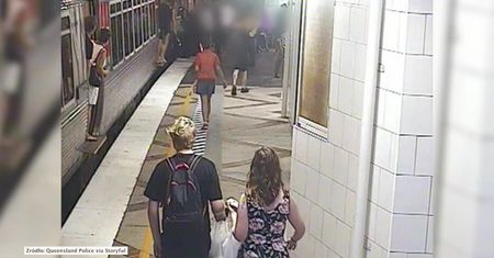 Policjant uratował kobietę, która wpadła pomiędzy pociąg metra a krawędź peronu