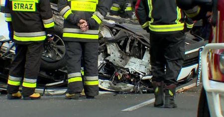 Cztery osoby poszkodowane w wypadku pod Trzebiatowem