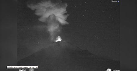 Meksykański wulkan pluje lawą i dymem. Popocatepetl znów zagraża mieszkańcom okolicy