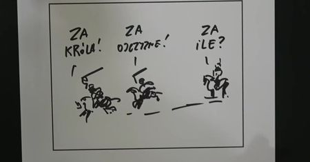 61 rysunków w godzinę. Henryk Sawka z rekordem Polski