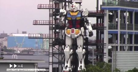 25-tonowy robot w Japonii. Rusza rękami i nogami