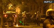 Zamieszki w Salonikach. Protestujący obrzucili policję koktajlami Mołotowa