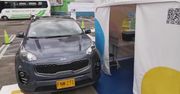 Szybka i bezpieczna diagnostyka pod kątem koronawirusa. W Bogocie postawiono punkt drive-thru do testowania kierowców