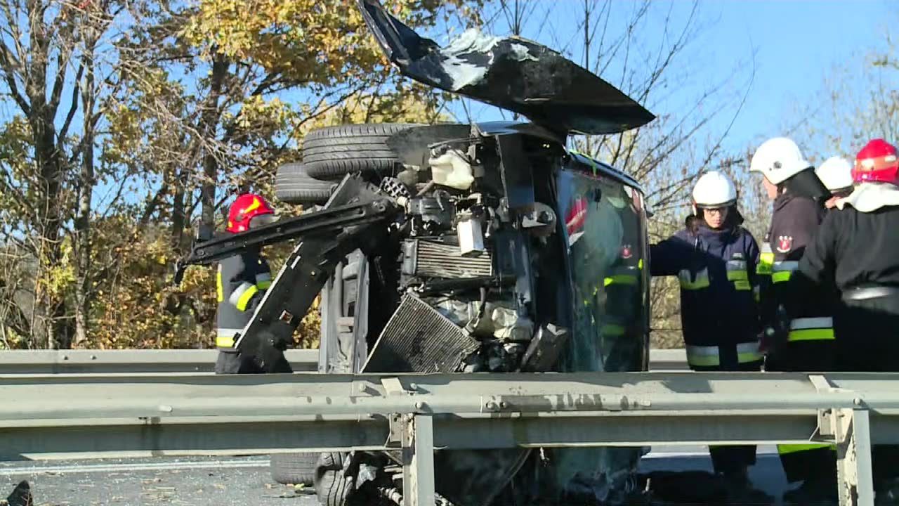 Wypadek na krajowej “11”. Nie żyje 38-letnia kobieta