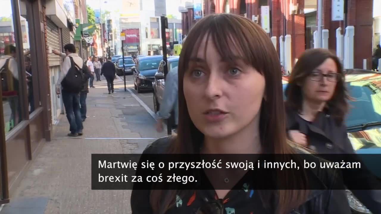 Polka na Wyspach o brexicie: martwię się o przyszłość ponieważ uważam opuszczenie przez Wielką Brytanię Unii za coś złego