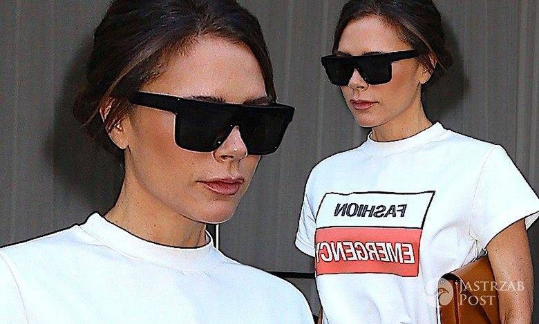 43-letnia Victoria Beckham w zwykłych dżinsach i codziennym t-shircie! Wygląda bosko!