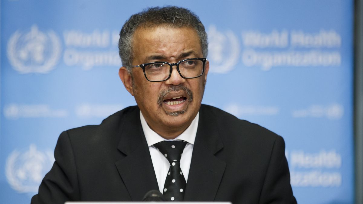 Dyrektor generalny Światowej Organizacji Zdrowia (WHO) Tedros Adhanom Ghebreyesus .
