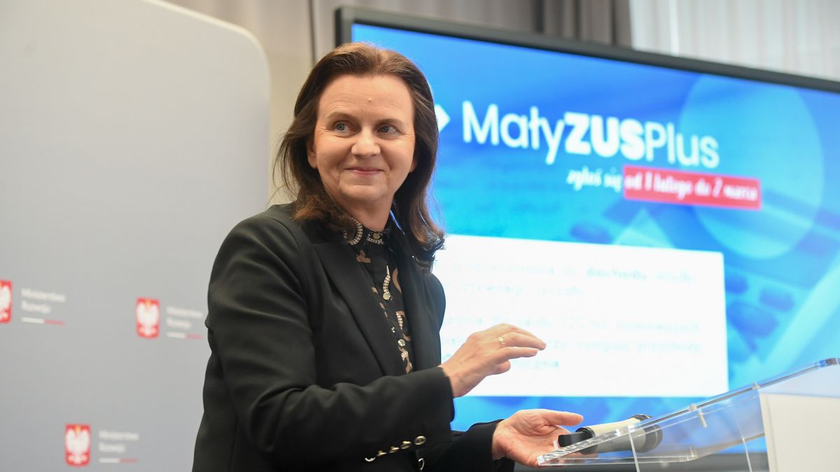 Prezes ZUS prof. Gertruda Uścińska.