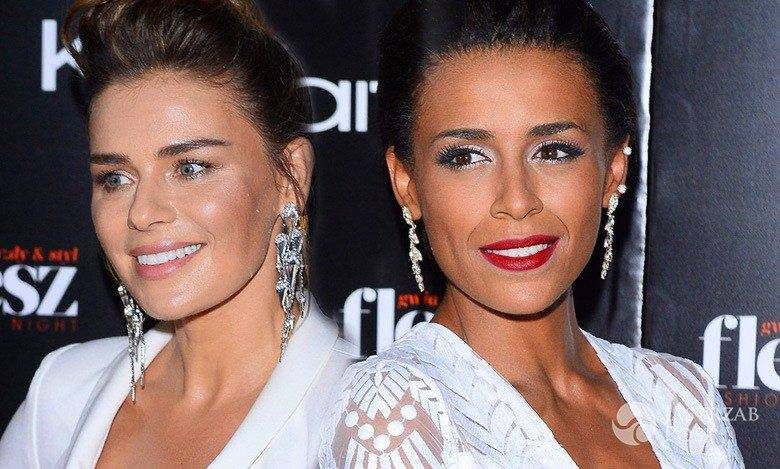 Natasza Urbańska i Aleksandra Szwed w białych kreacjach na imprezie Kazara  w ramach Flesz Fashion Night 2016! Która prezentowała się lepiej?