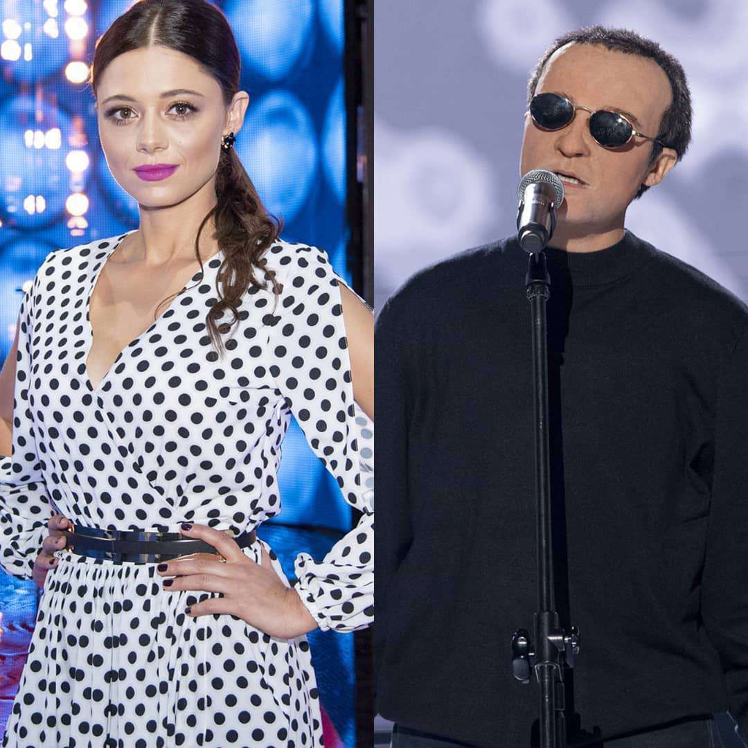 Adriana Kalska jako Andrzej Krzywy z De Mono w Twoja Twarz Brzmi Znajomo