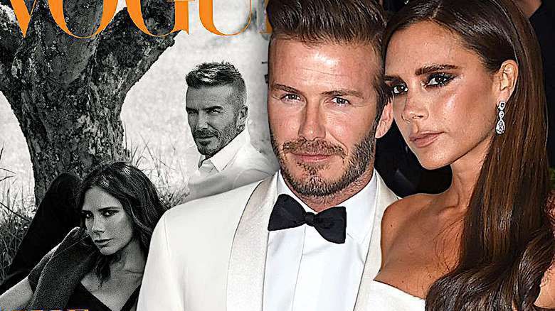 David Victoria Beckham Vogue październik 2018 okładka