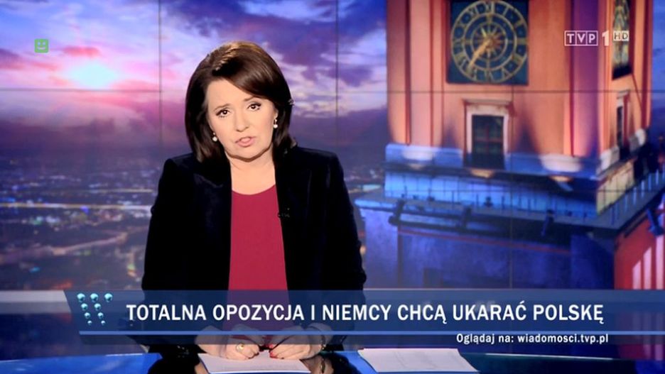 Zdjęcie z głównego wydania "Wiadomości".