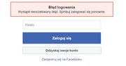 Poważna awaria Facebooka. Nie można się zalogować