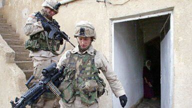 Poszukiwania IED w Bagdadzie