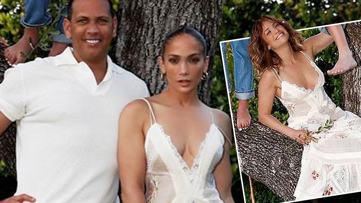 Jennifer Lopez razem z czwórką dzieci wdrapała się na drzewo. Tak powstała piękna, rodzinna sesja