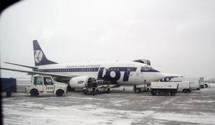 Lotnisko Chopina w Warszawie. Boeing 737 lądował w asyście