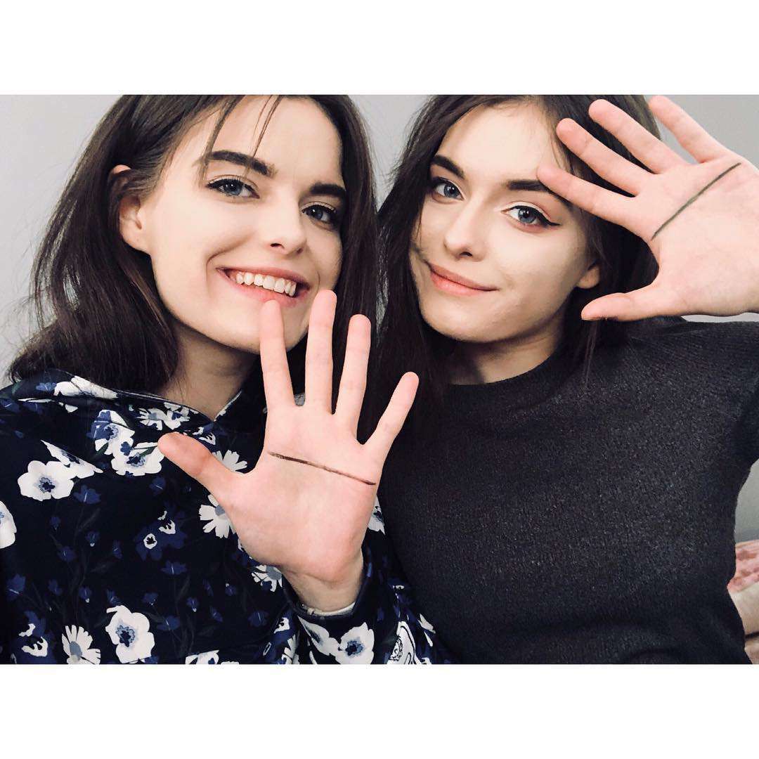 Oliwia i Wiktoria Haidar, córki Emila Haidara