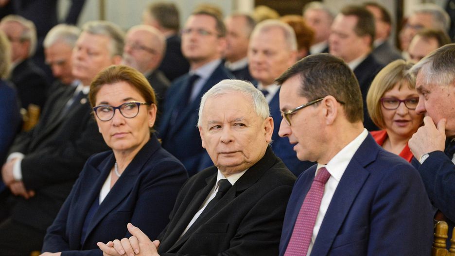 Jarosław Kaczyński i Mateusz Morawiecki