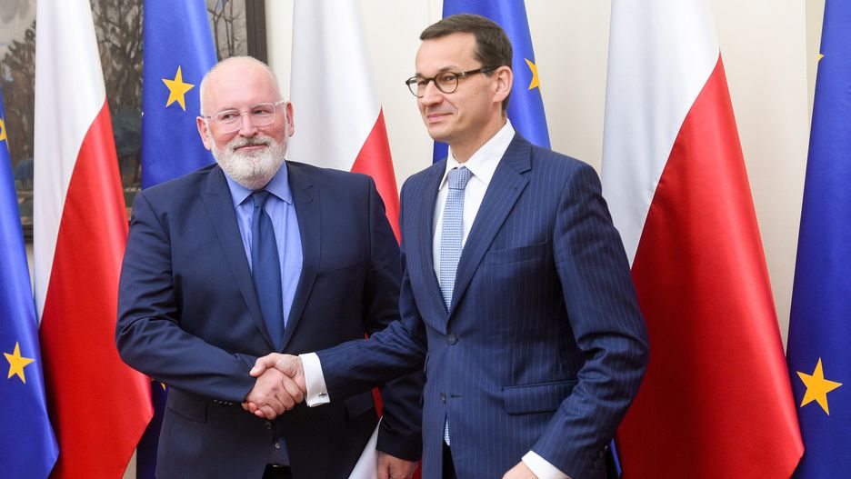 Mateusz Morawiecki, Frans Timmermans