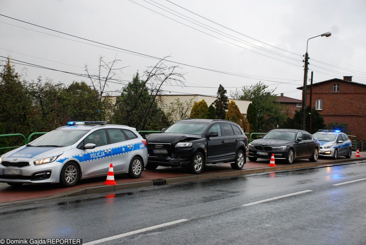 Kraksa rządowego auta. Znów "kurier VIP-ów"