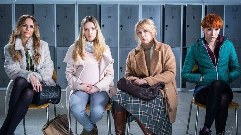 Skazane, Marta (Paulina Gałązka), Ola (Olga Bołądź), Sylwia (Monika Krzywkowska), Anna (Beata Ścibakówna) fot. Polsat.pl