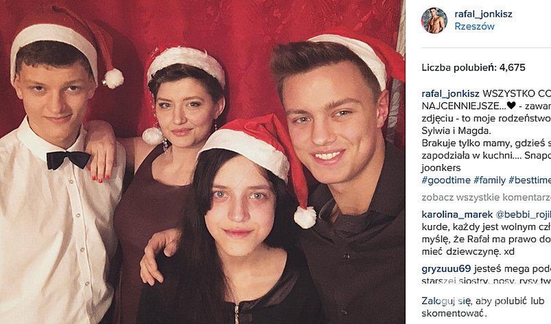 Rafał Jonkisz pokazał rodzeństwo na Instagramie