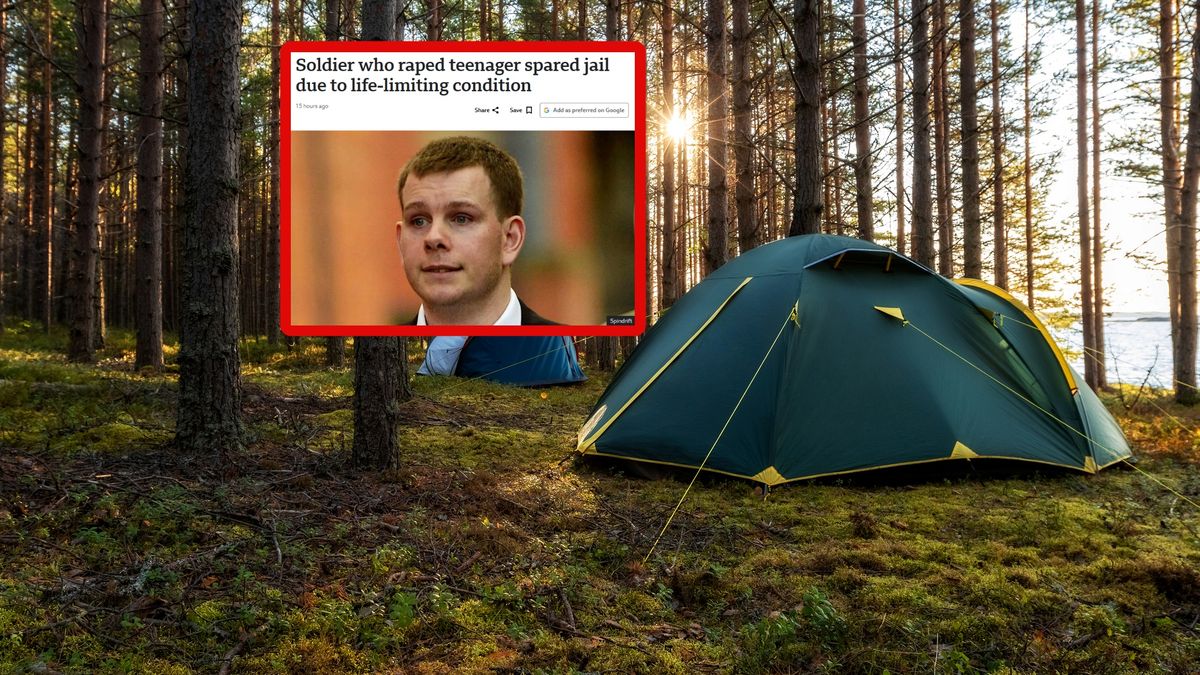 Żołnierz zgwałcił dziewczynkę w namiocie. 