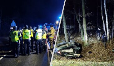 Nocna obława po wypadku. Zostawili 19-latka. Nie żyje