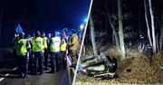 Nocna obława po wypadku. Zostawili 19-latka. Nie żyje