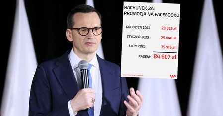 Autopromocja Morawieckiego. Na reklamy w sieci premier wydaje więcej niż zarabia