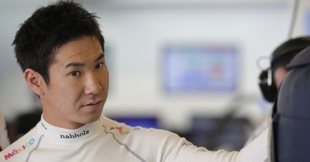 Kobayashi i Ericsson w Caterhamie
