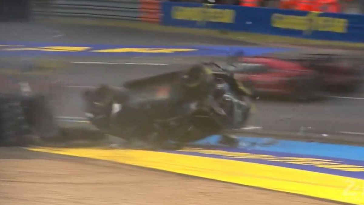 Zdjęcie okładkowe artykułu: Twitter / FIA WEC / Na zdjęciu: wypadek w 24h Le Mans