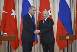 "Wyrazili gotowość ". Putin i Erdogan deklarują ws. wojny w Izraelu
