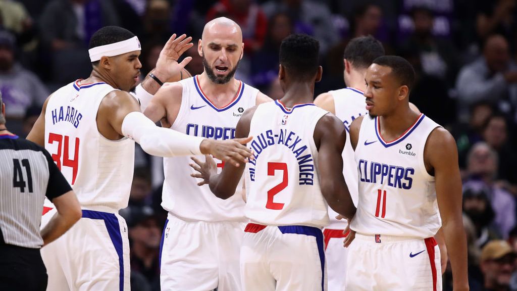 Getty Images / Ezra Shaw / Na zdjęciu: koszykarze Los Angeles Clippers