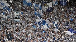 Kibice podczas meczu Lech Poznań - Legia Warszawa