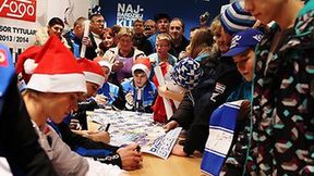 Dzień z Fogo Unią Leszno - rozdawanie autografów